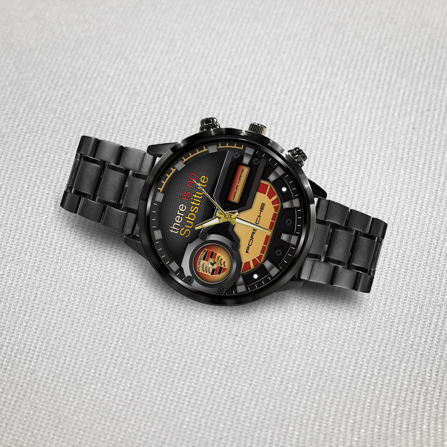 Personalized Pors Substitude Stainless Steel Watch