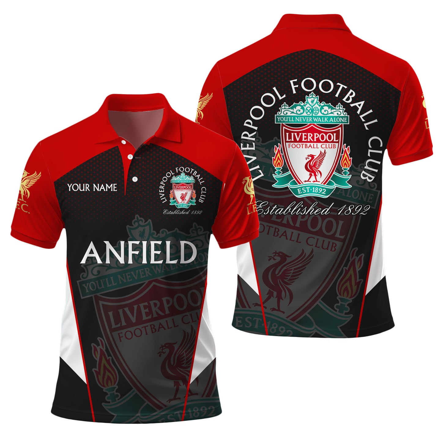 Personalized LVP Anfield 3D Full Printing Set ,LVP Anfield Shirt , Hoodie , Short , Polo ,hawaii