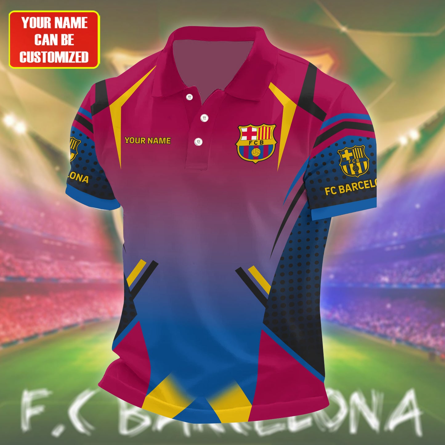 Personalized Barca 3D Full Printing Set , Barca Shirt , Zipper Polo, Hoodie , Short , Polo , hawaii V2