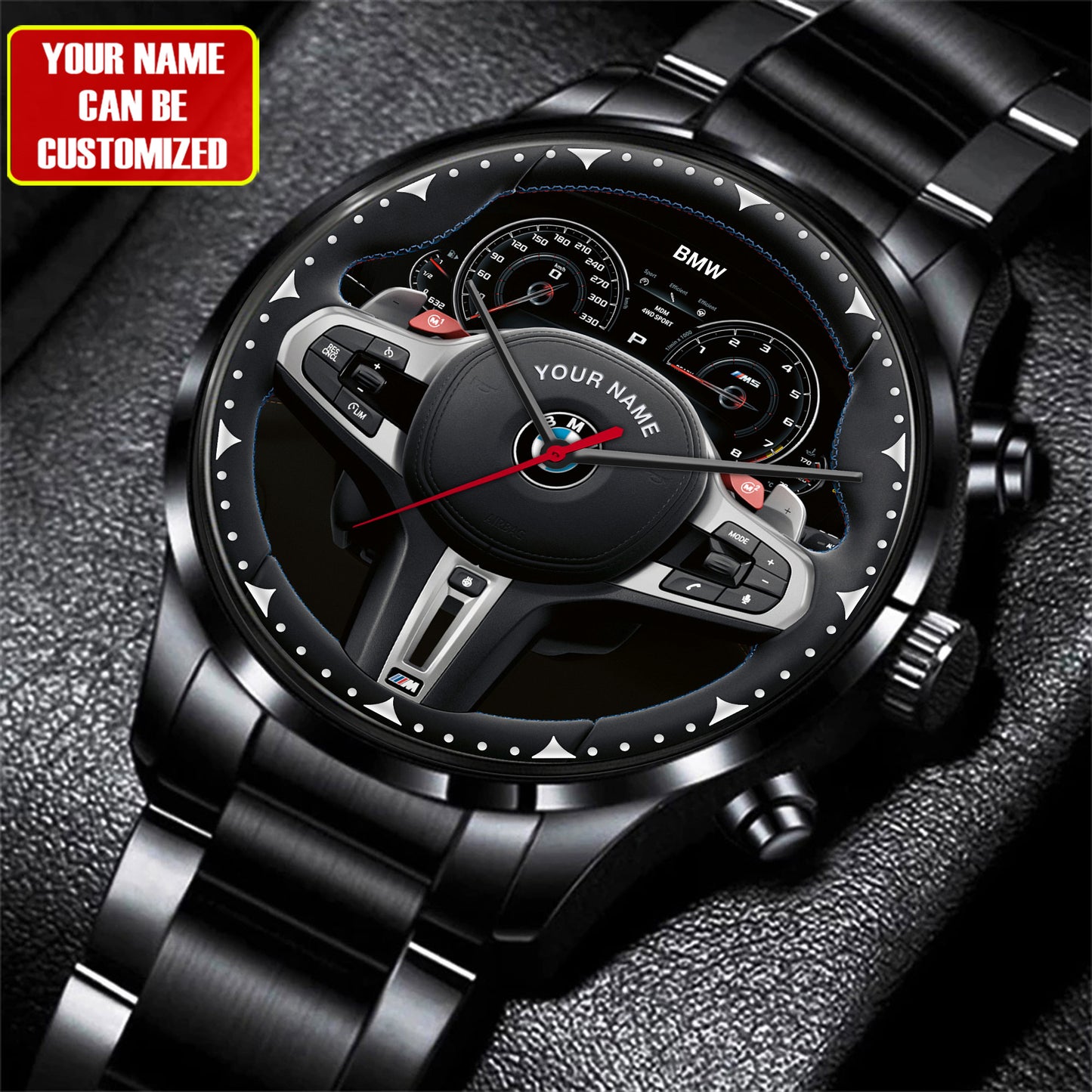 Personalized BW Cockpit Luxury Stainless Steel Watch V5