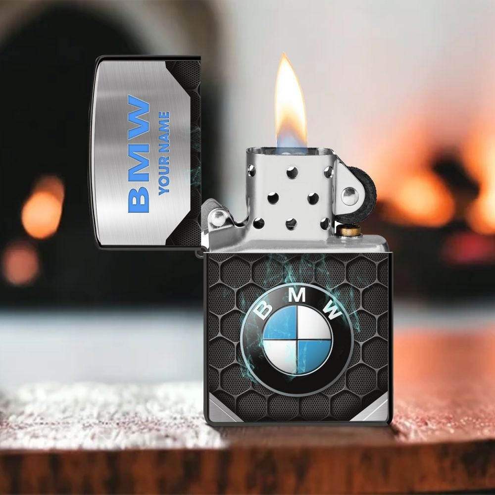 Personalized BW Zippo Lighter