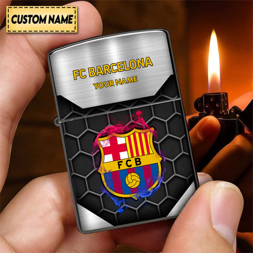 Personalized Barcelona FC Zippo Lighter