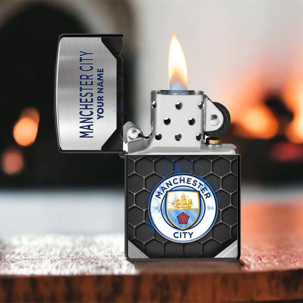 Personalized Manchester City Zippo Lighter