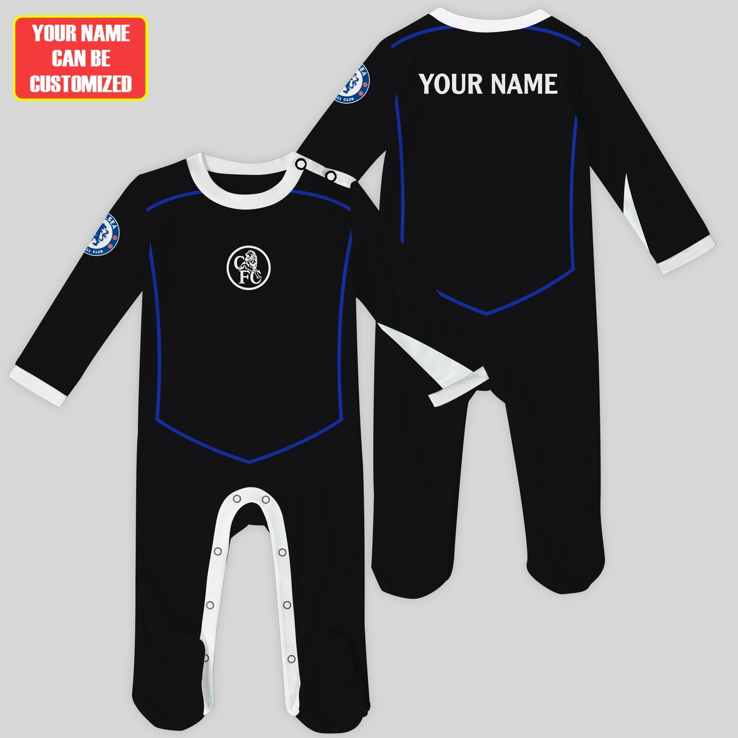 CFC Third Soccer Customized Baby Rib Sleepwear