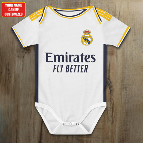 Customized Real Soccer Jersey , Baby Rib Bodysuit Sizes