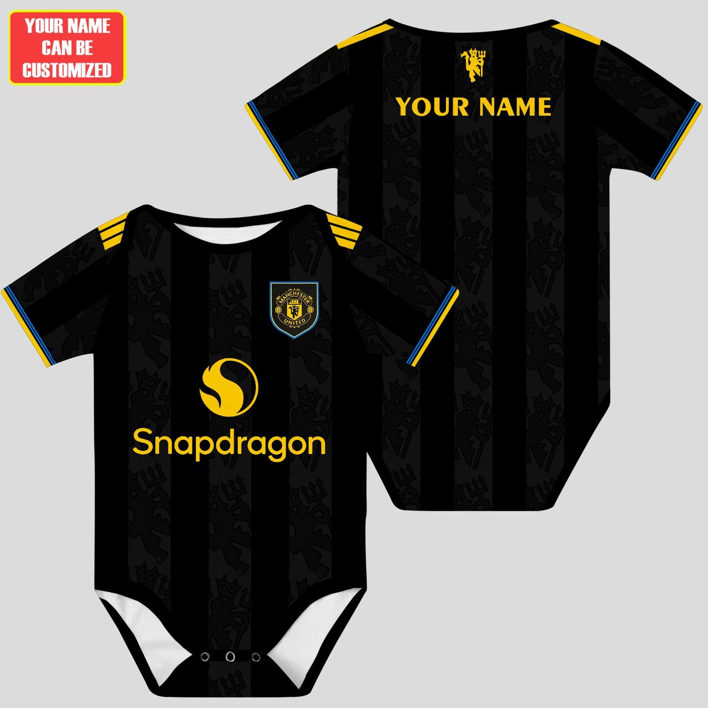 Customized MU Third Jersey , Baby Rib Bodysuit Sizes