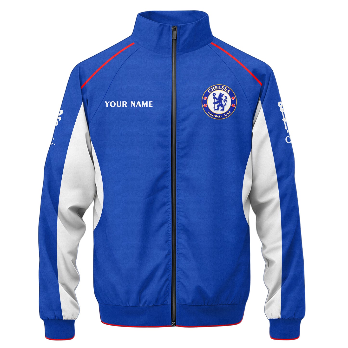 Personalized Chelsea Zipper Stand Collar Jacket