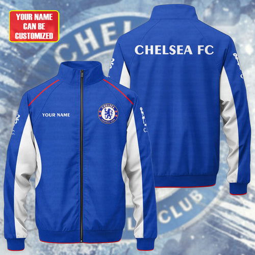 Personalized Chelsea Zipper Stand Collar Jacket