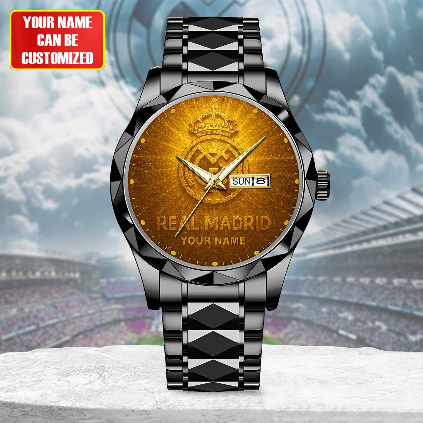 Personalized Real Golden Sport Alloy Charley Watch V2