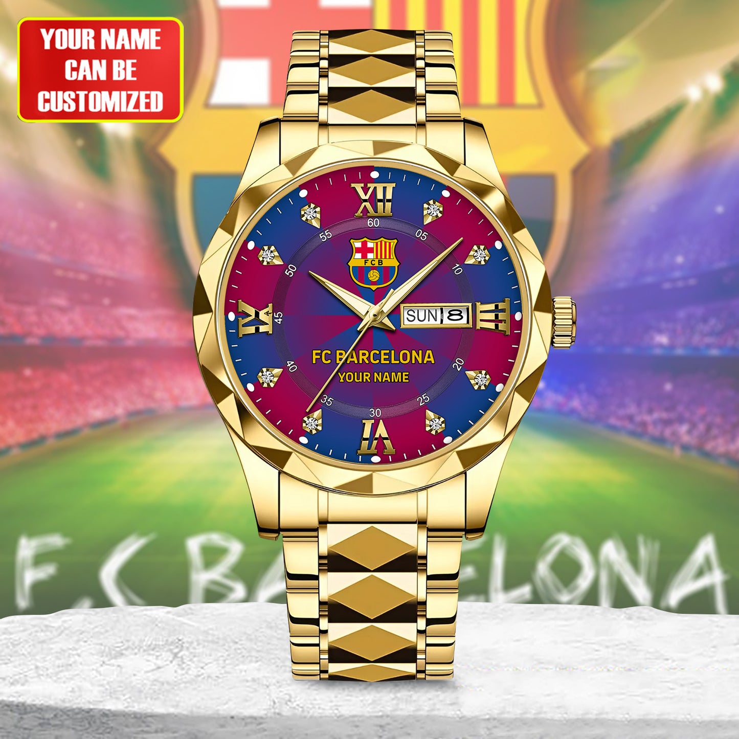 Personalized Barca Alloy Charley Watch