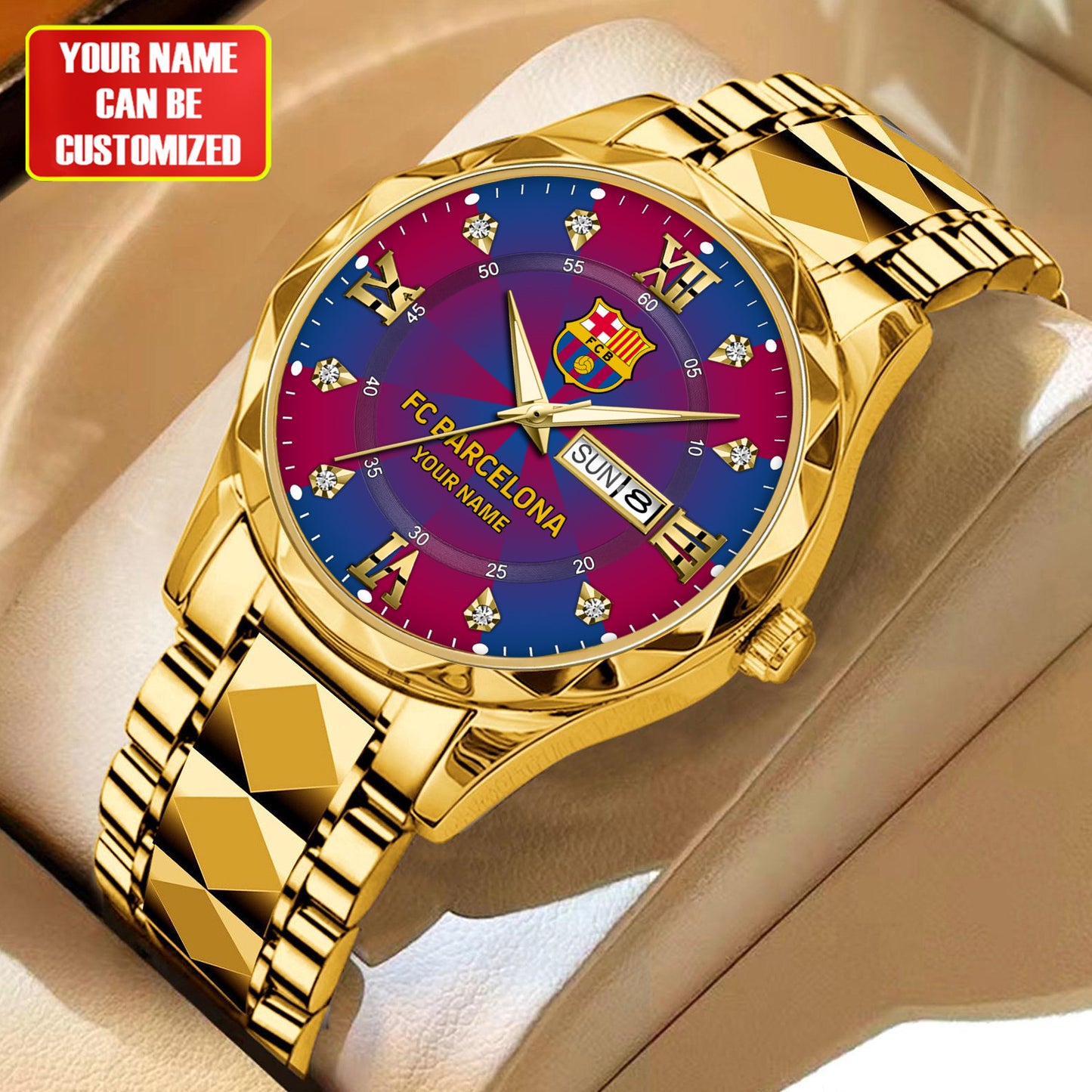 Personalized Barca Alloy Charley Watch