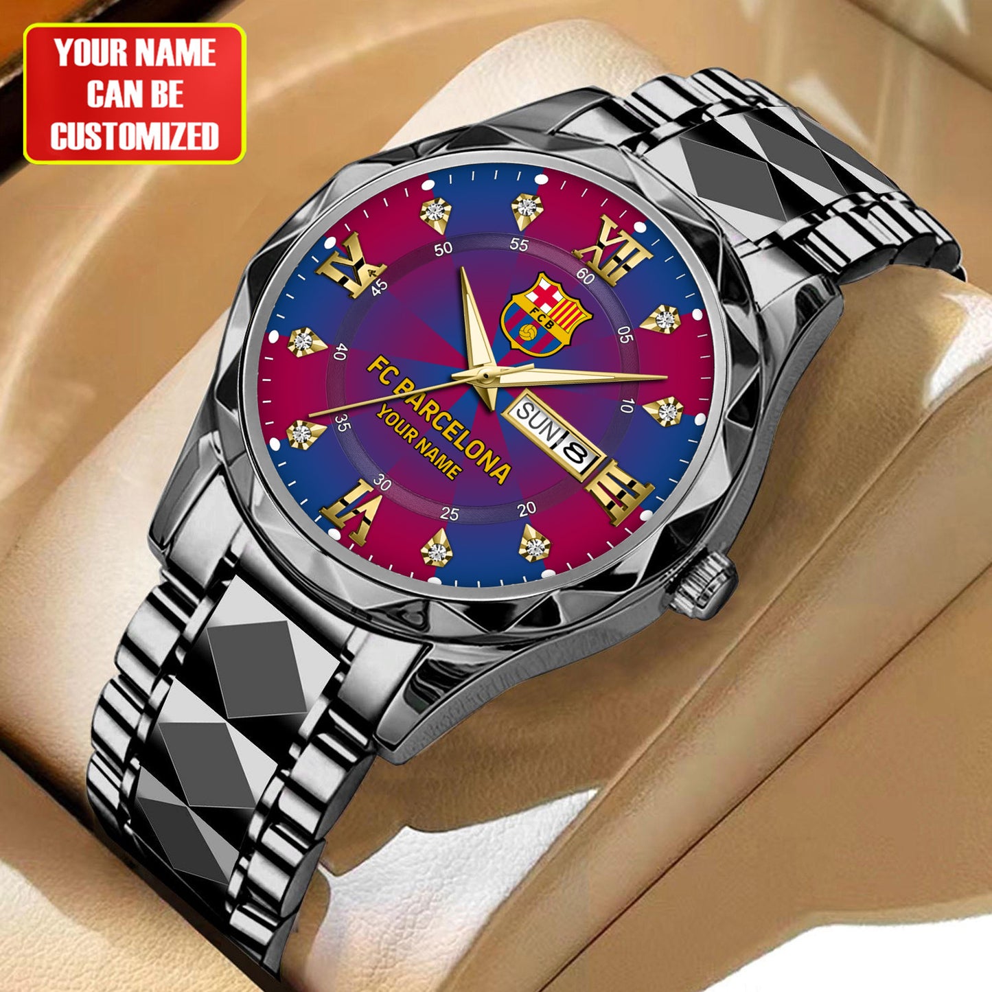 Personalized Barca Alloy Charley Watch