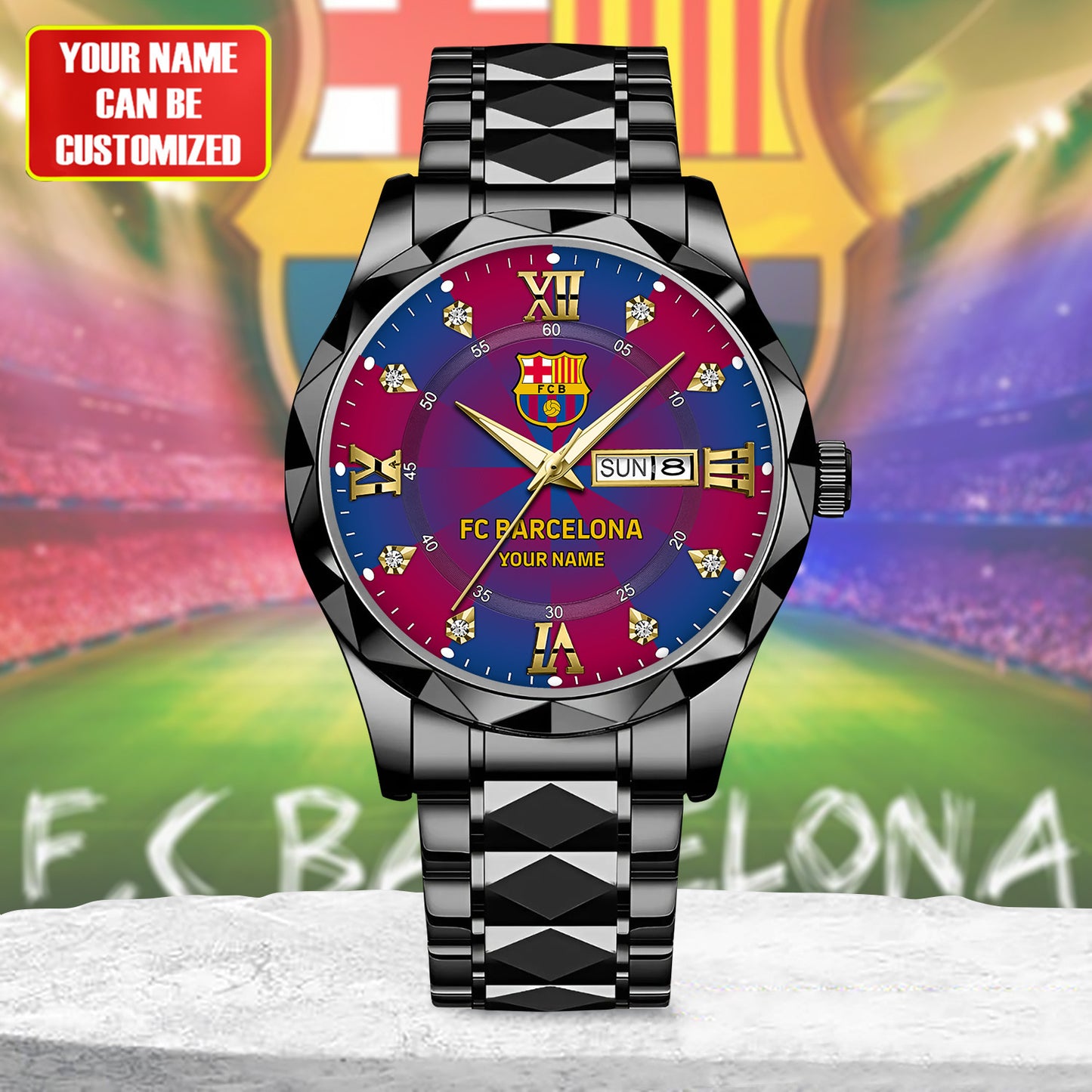 Personalized Barca Alloy Charley Watch