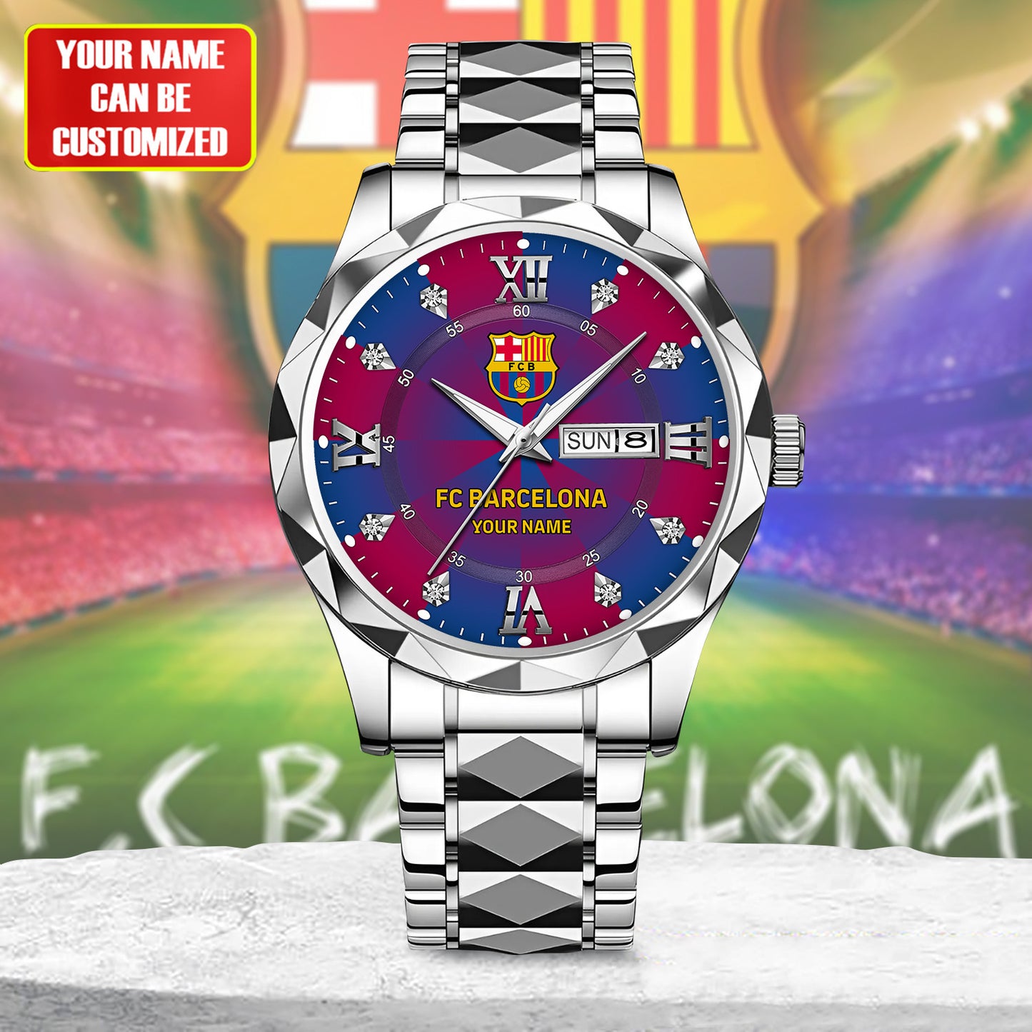 Personalized Barca Alloy Charley Watch