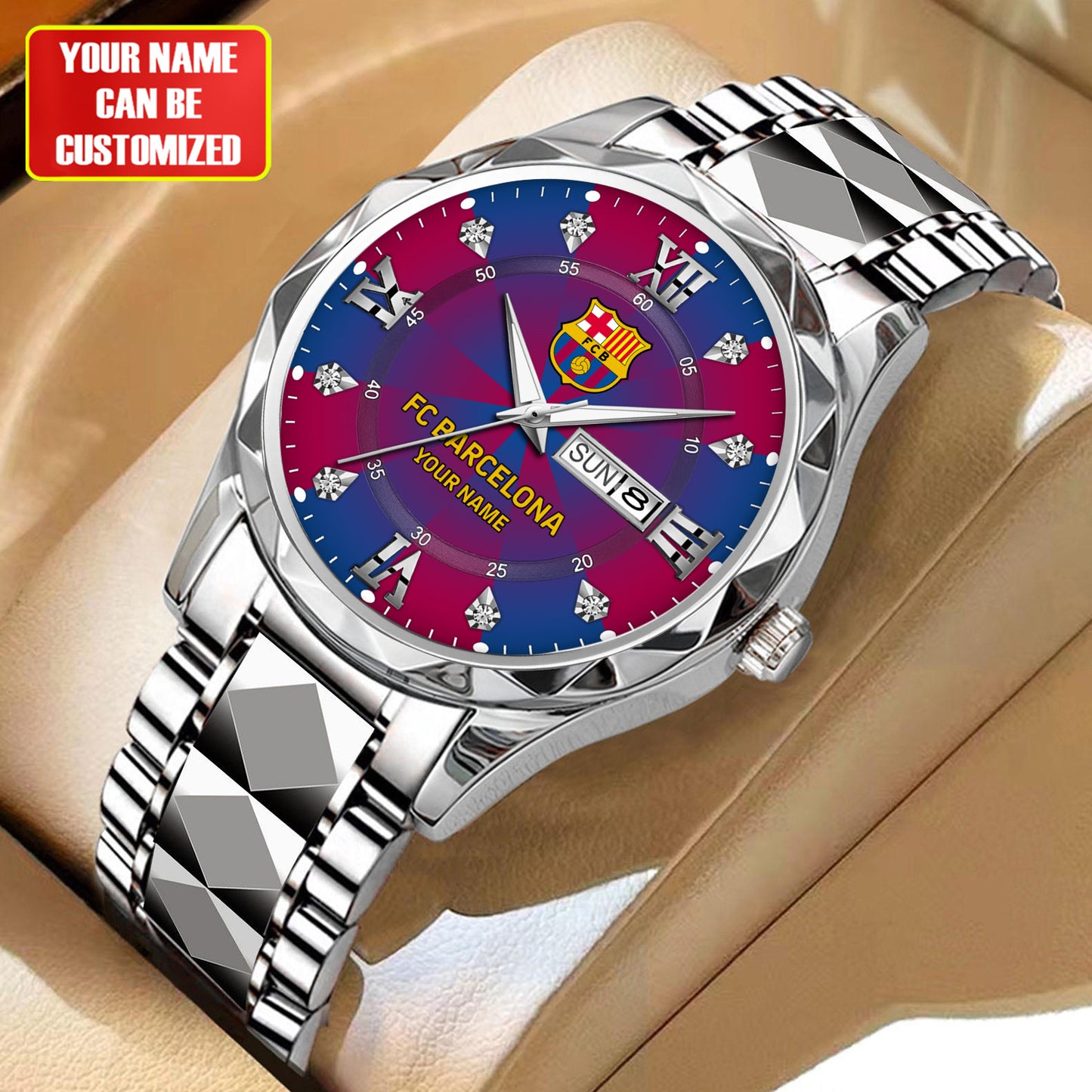 Personalized Barca Alloy Charley Watch