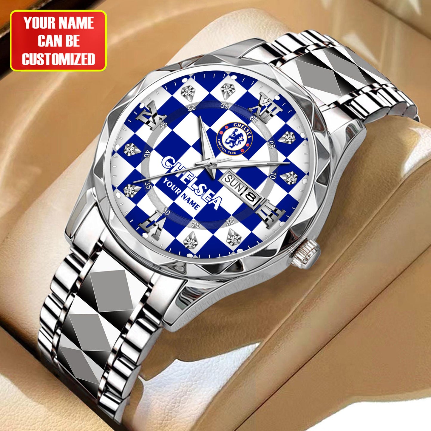 Personalized Chelsea Royalty Alloy Charley Watch