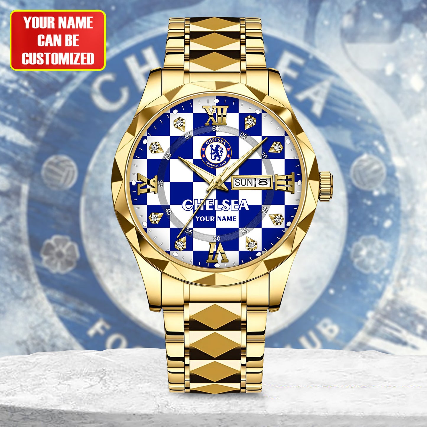 Personalized Chelsea Royalty Alloy Charley Watch