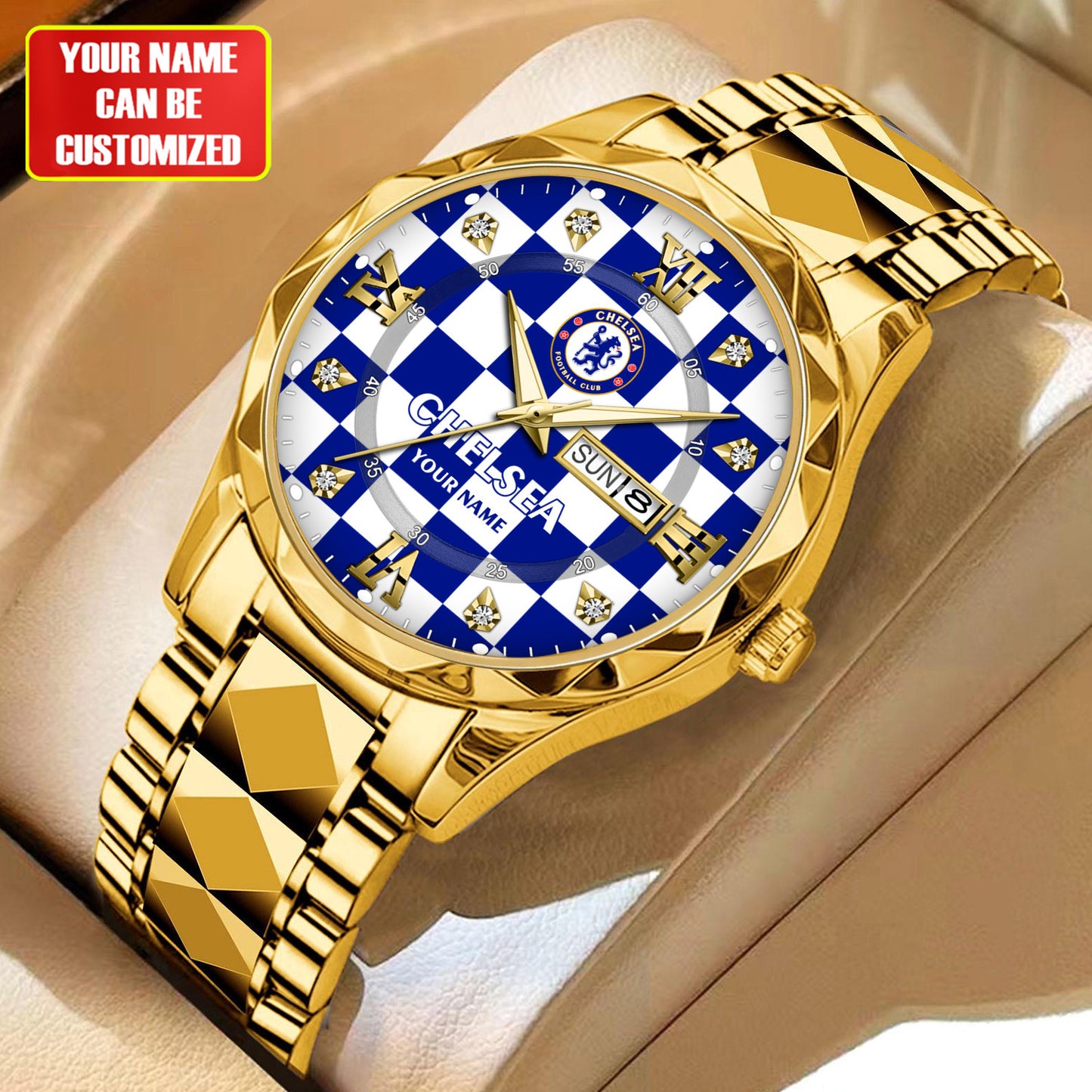 Personalized Chelsea Royalty Alloy Charley Watch