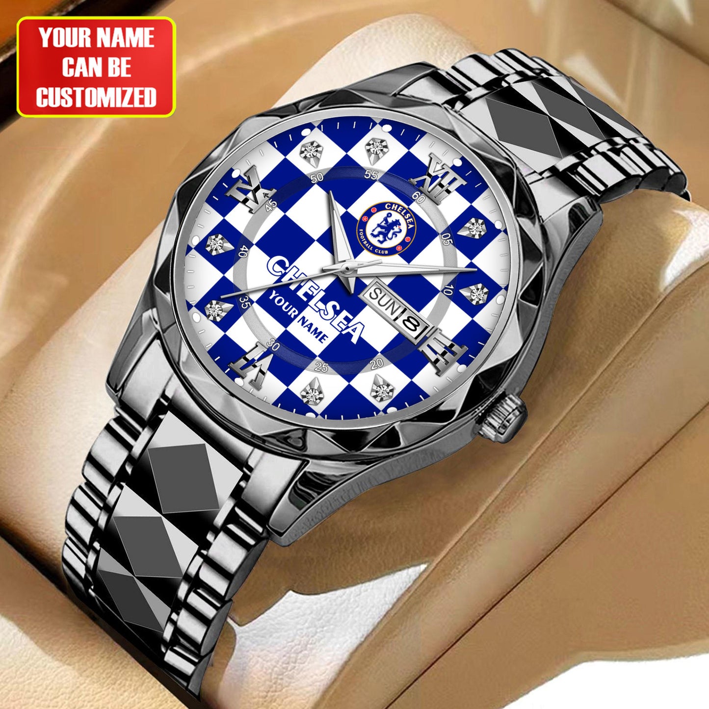 Personalized Chelsea Royalty Alloy Charley Watch