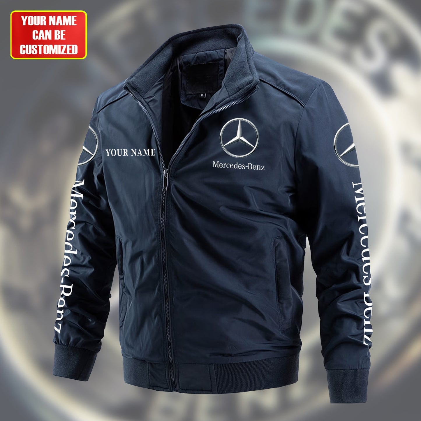 Personalized Merc Flight Jacket P120905