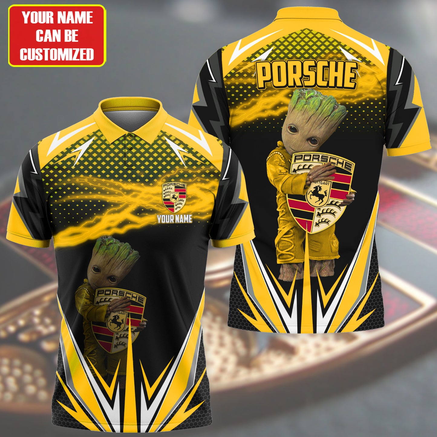 Personalized Gr Pors Yellow 3D Full Printing Set , Shirt, Hoodie , Short ,Polo ,hawaii