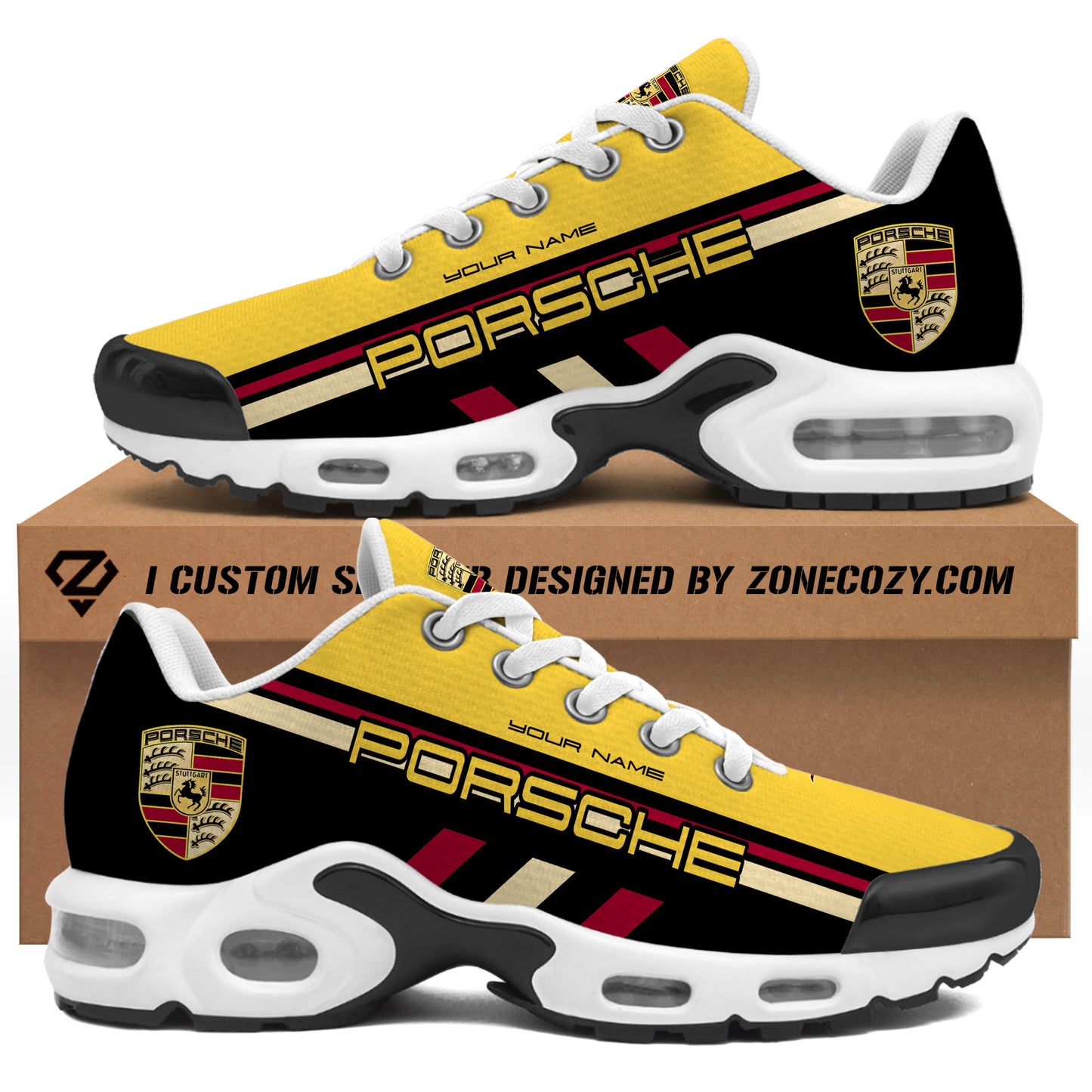 Personalized Pors x M Air Cushion Sneaker