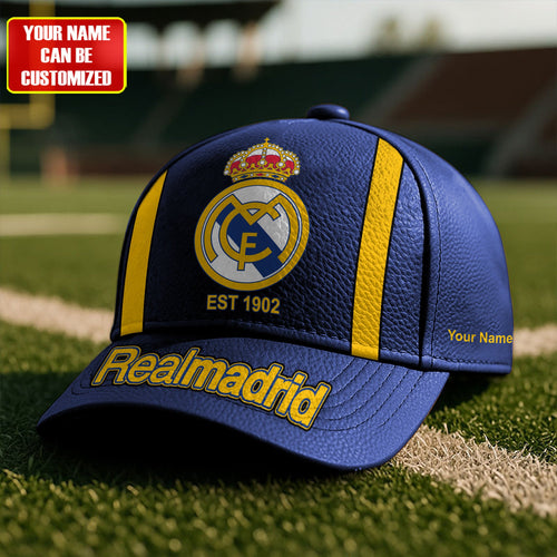 Personalized Real Leather Pattern Classic Cap