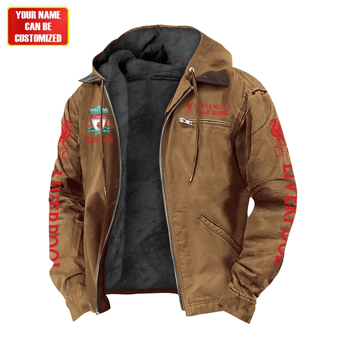 Personalized LVP Fur lining Paddle Jacket