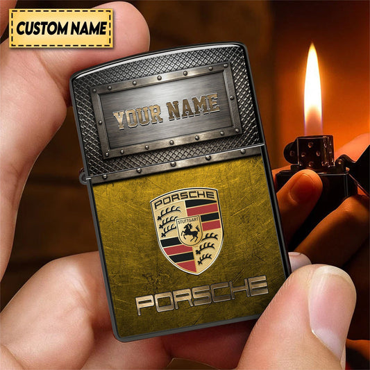 Personalized Pors Metal Zippo Lighter