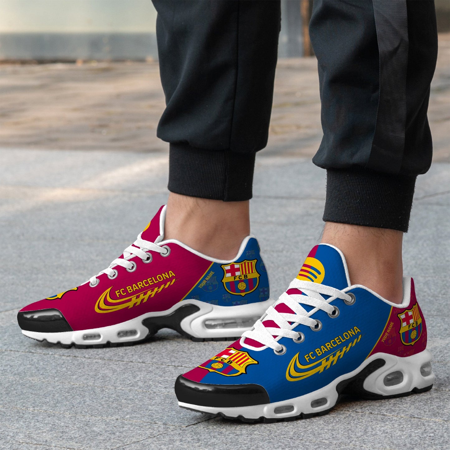 Personalized Barca FC Sport Air Cushion Sneaker