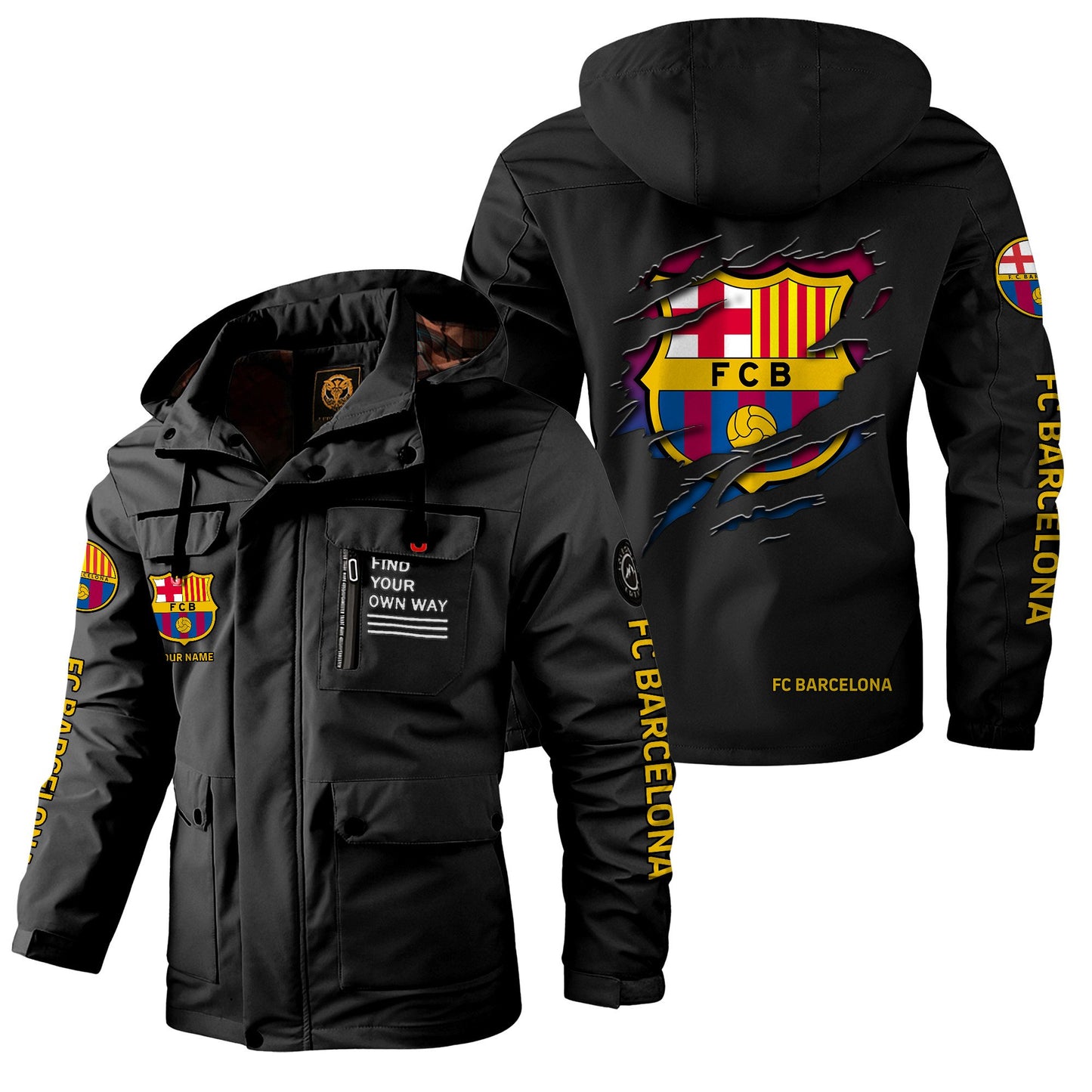 Barca Windbreaker Hooded Jacket P170901