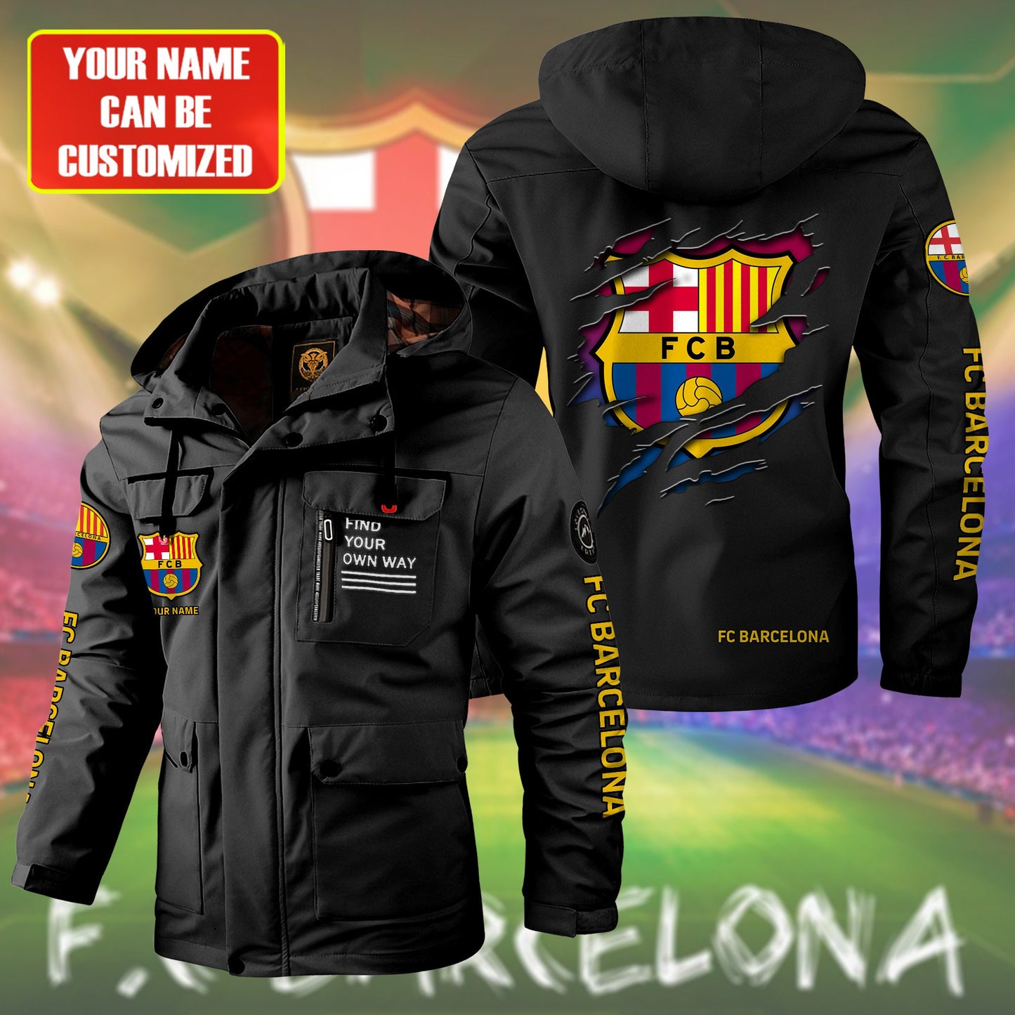 Barca Windbreaker Hooded Jacket P170901