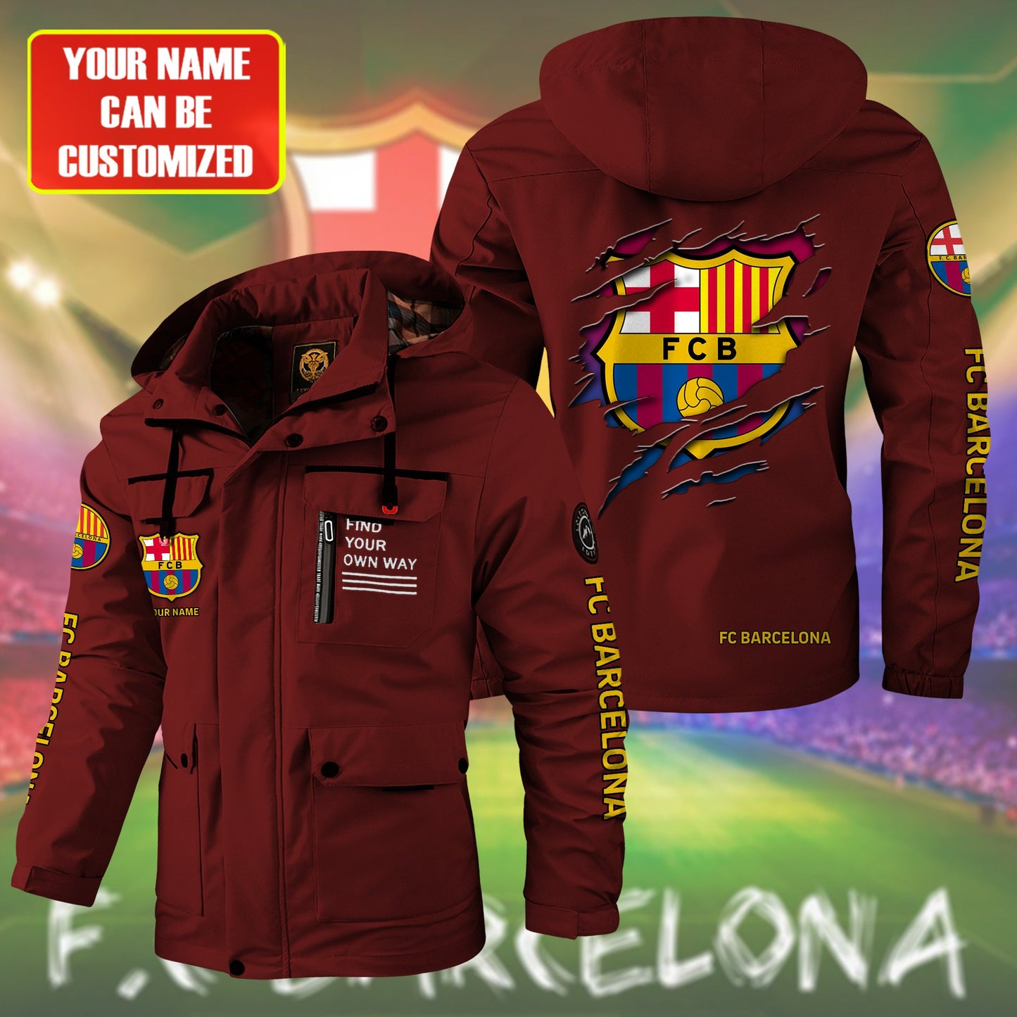 Barca Windbreaker Hooded Jacket P170901