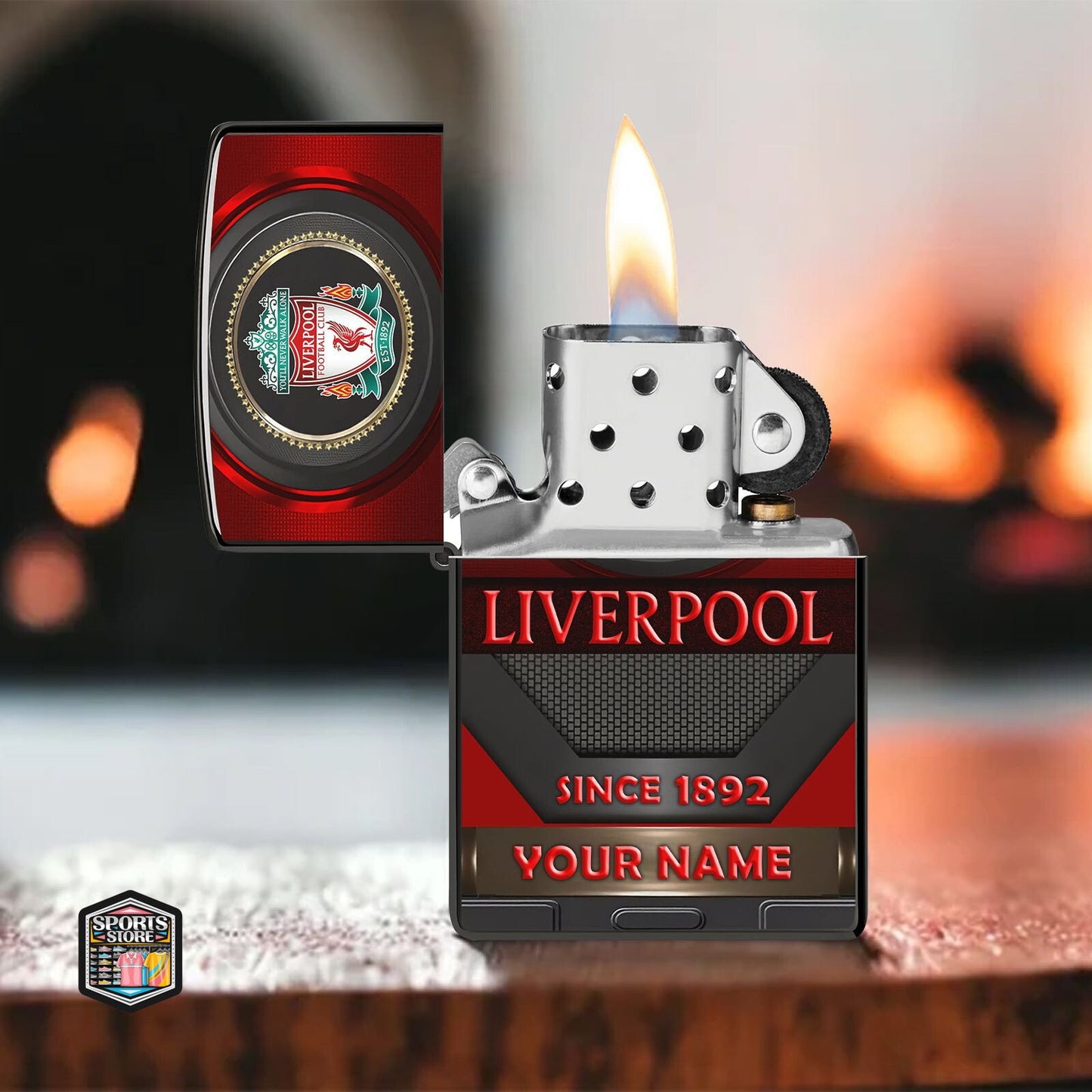 Personalized LVP Luxury Zippo Lighter