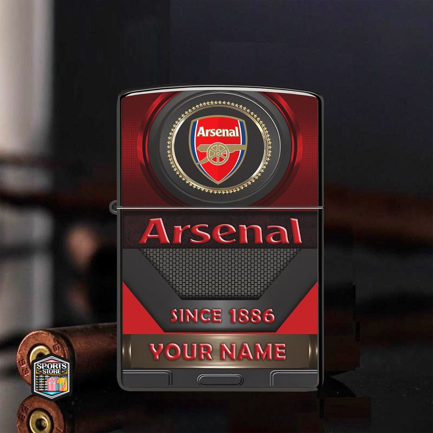Personalized Arsenal Luxury Zippo Lighter