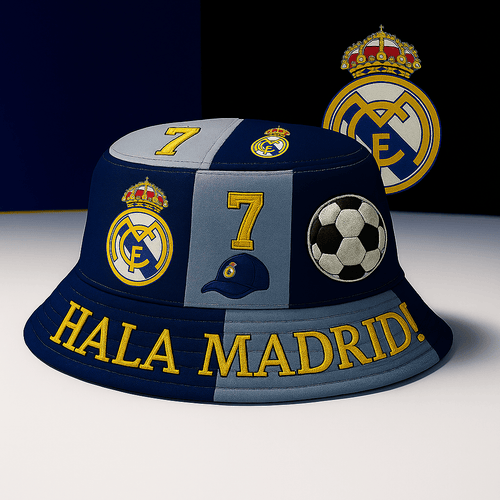 Real Embroidery Pattern Bucket Hat