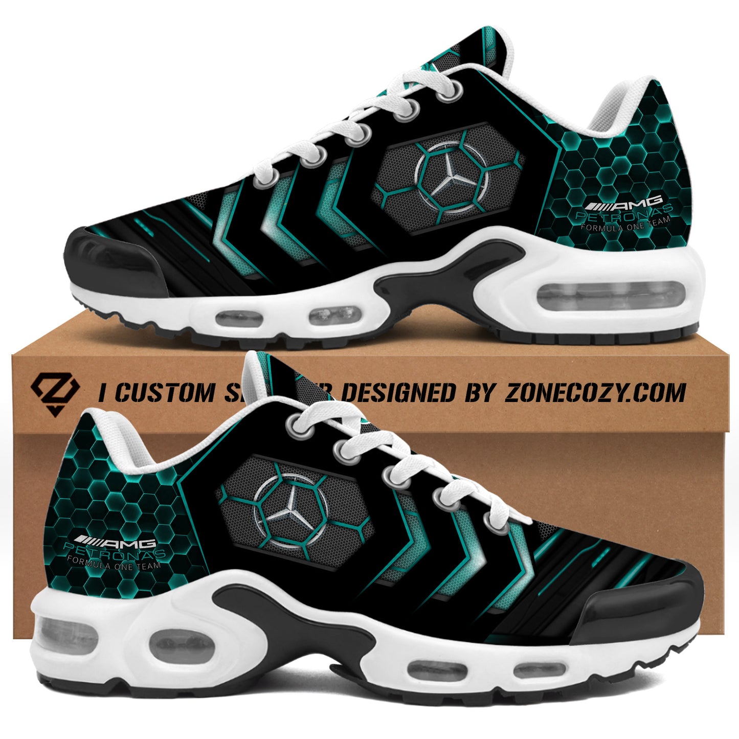 Merc AMG Petronas Sport Air Cushion Sneaker V6