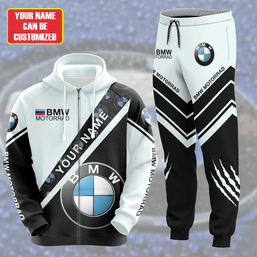 Personalized BW Motorrad Sport 3D All over Printed Hoodie and Sweatpants set