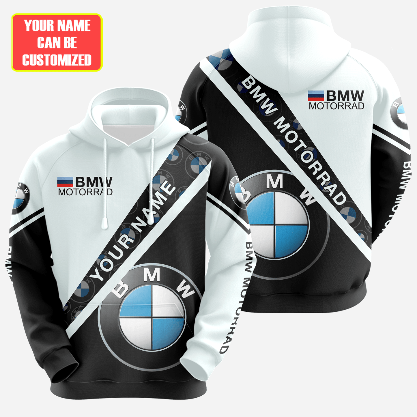 Personalized BW Motorrad Sport 3D All over Printed Hoodie and Sweatpants set