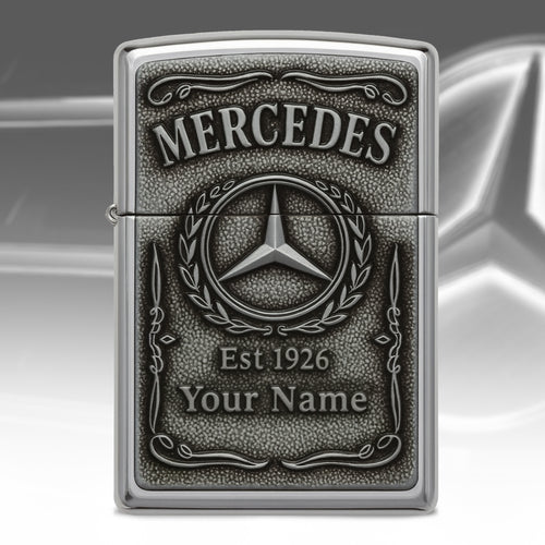 Personalized Merc Vintage Zippo Lighter