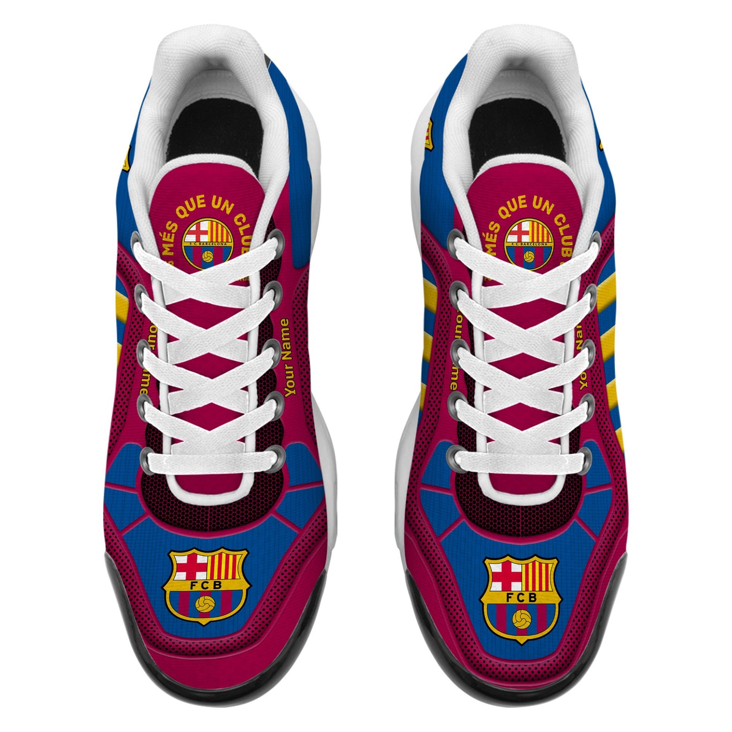Personalized Barca FC Sport Air Cushion Sneaker V2