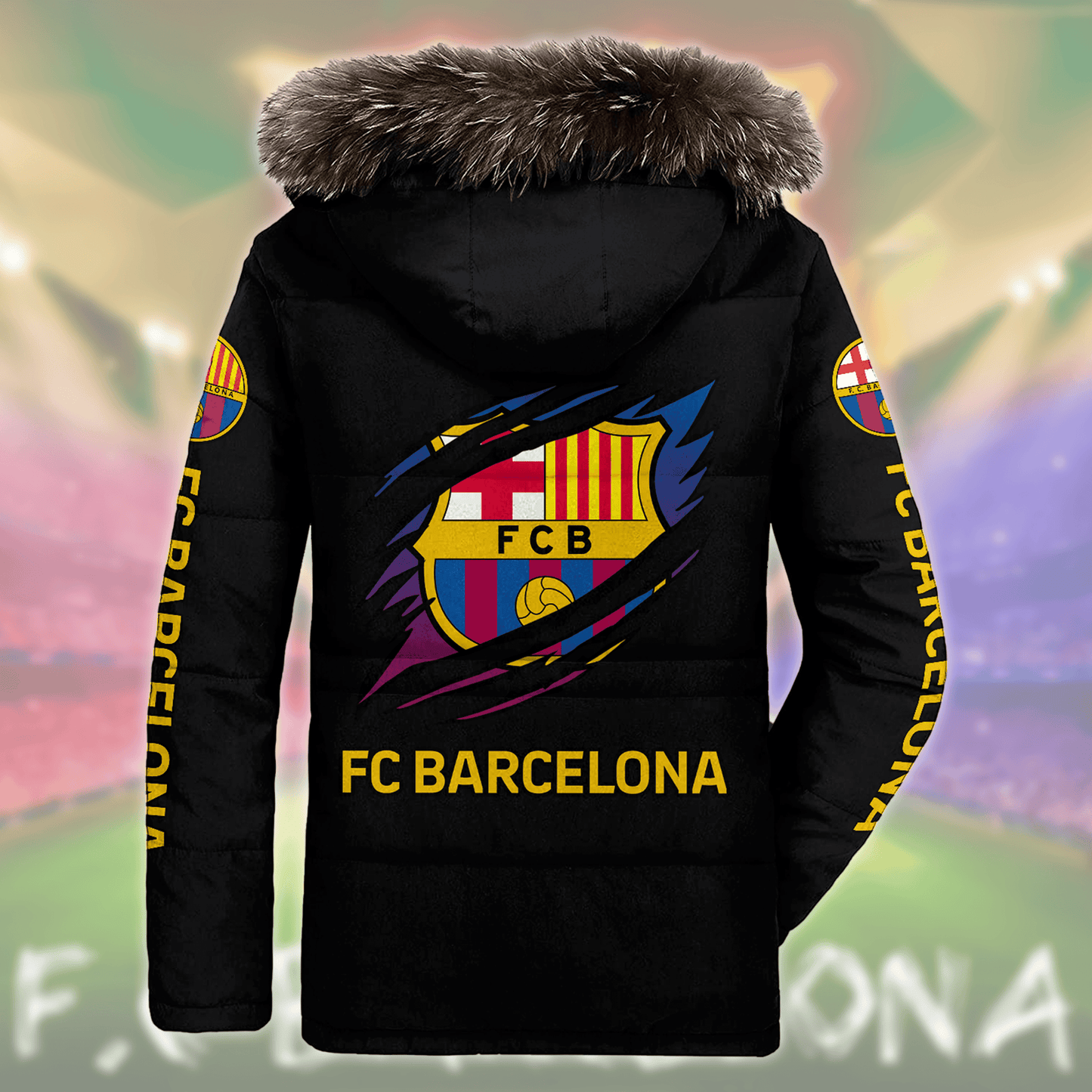 Barca FC Parka Winter Jacket Q230909