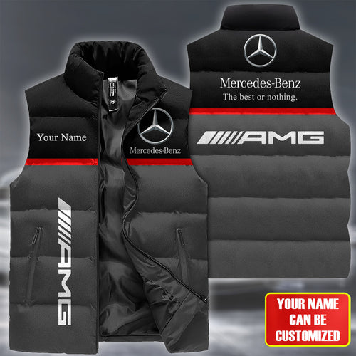 Merc AMG Sleeveless Windproof Puffer Jacket 3D
