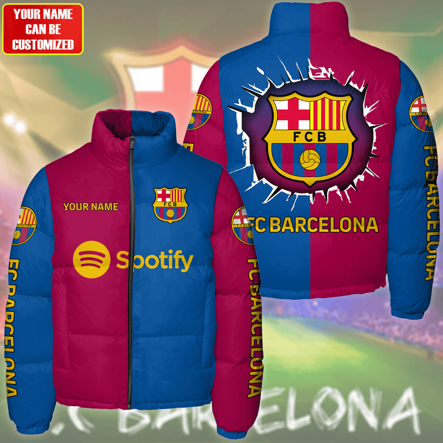 Barca Sport Puffer Thermal Stand Collar Jacket
