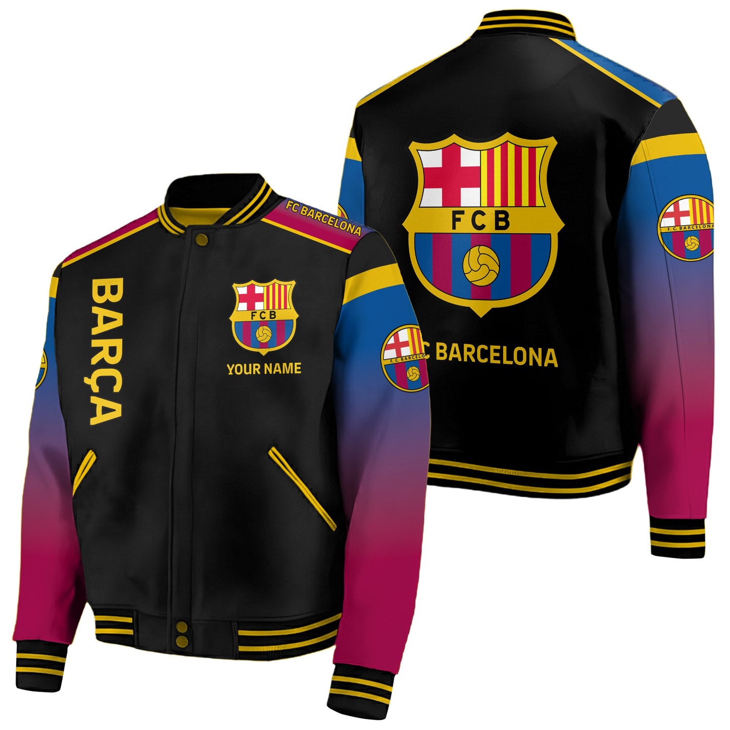 Barca FC Sporty Baseball Jacket P250902