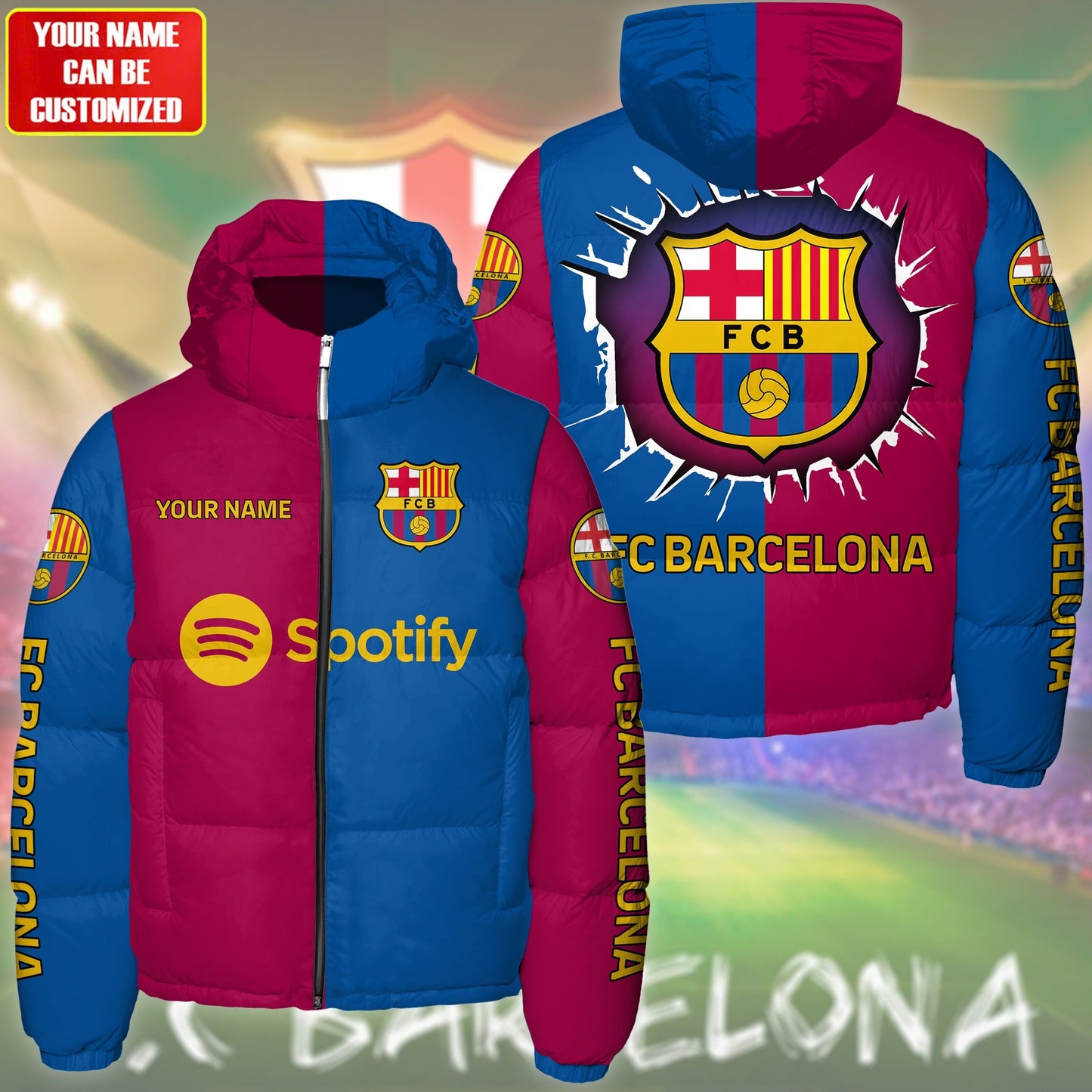 Barca Sport Puffer Thermal Stand Collar Jacket