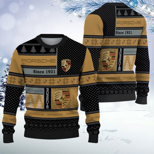 Pors Ugly Christmas Sweater , Unisex Wool Sweater