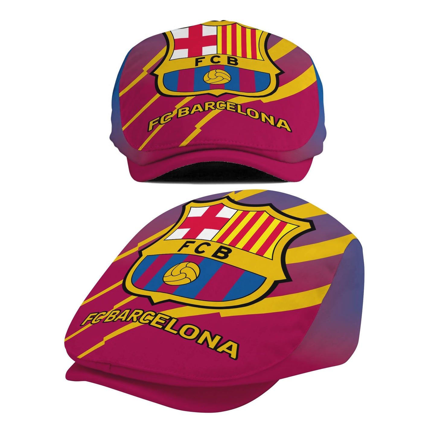 Personalized Barca FC Ivy Cap, Flat Cap V2
