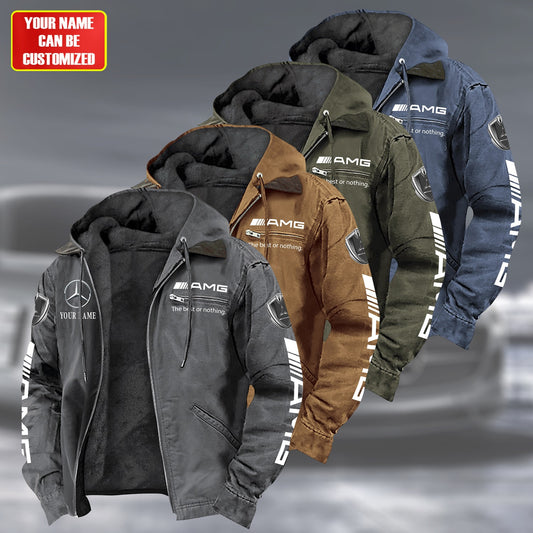 Personalized Merc AMG Fur lining Paddle Jacket