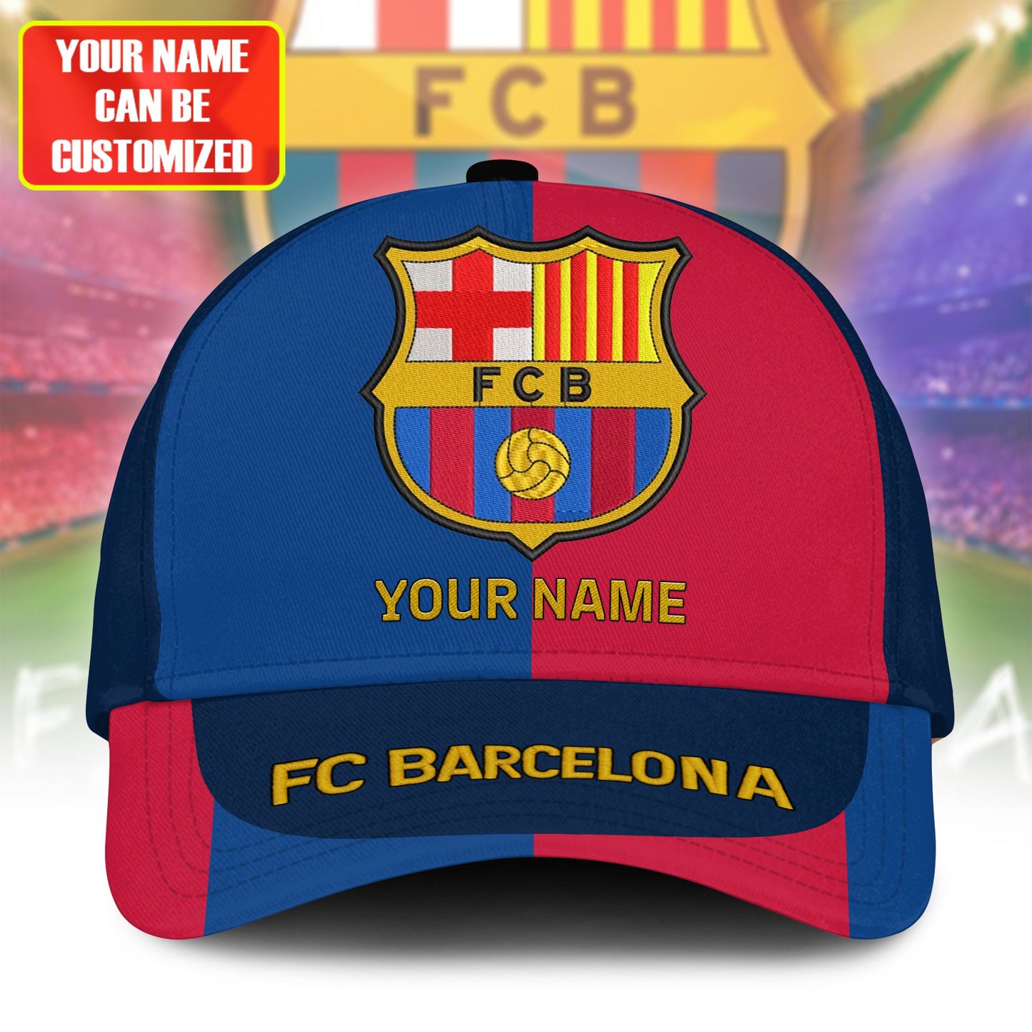 Personalized FB Barca Vintage Classic Cap